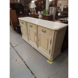 BUFFET BAS BLANC 3 TIROIRS...