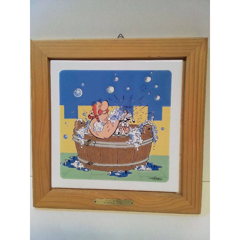 CARREAU CÉRAMIQUE VILLEROY ET BOCH OBELIX 