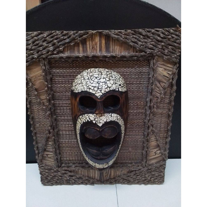 DÉCORATION MURALE MASQUE 