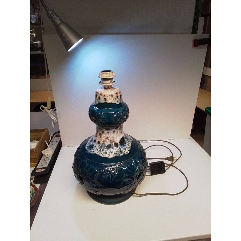 LAMPE STYLE VALLAURIS A ÉLECTRIFIÉE 