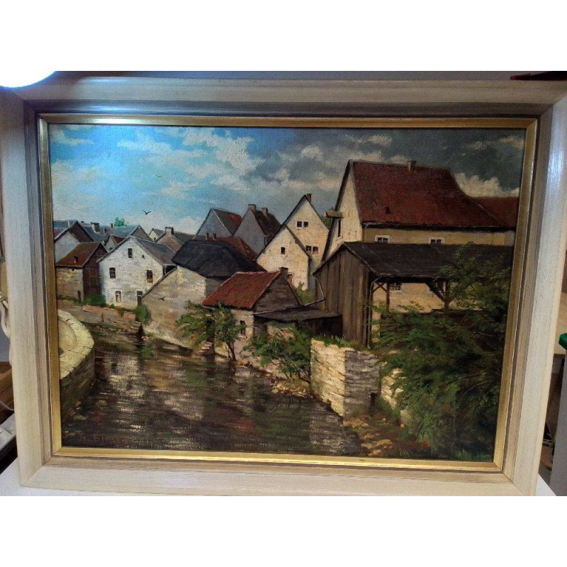 HUILE SUR TOILE SIGNÉE BIENEN 1935