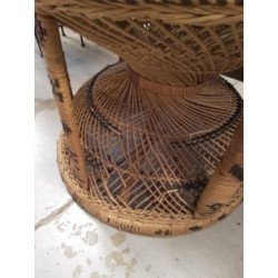 FAUTEUIL ROTIN EMMANUELLE EN L\'ÉTAT 