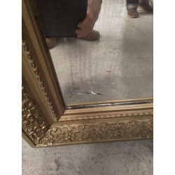 MIROIR ANCIEN BORD DORÉ ? GM 190X120