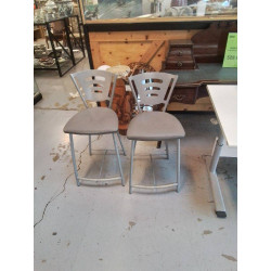 TABOURET MODERNE GRIS LA PIECE