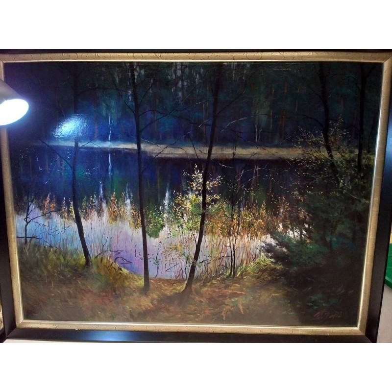 HUILE SUR TOILE RÉALISTE SIGNÉE 