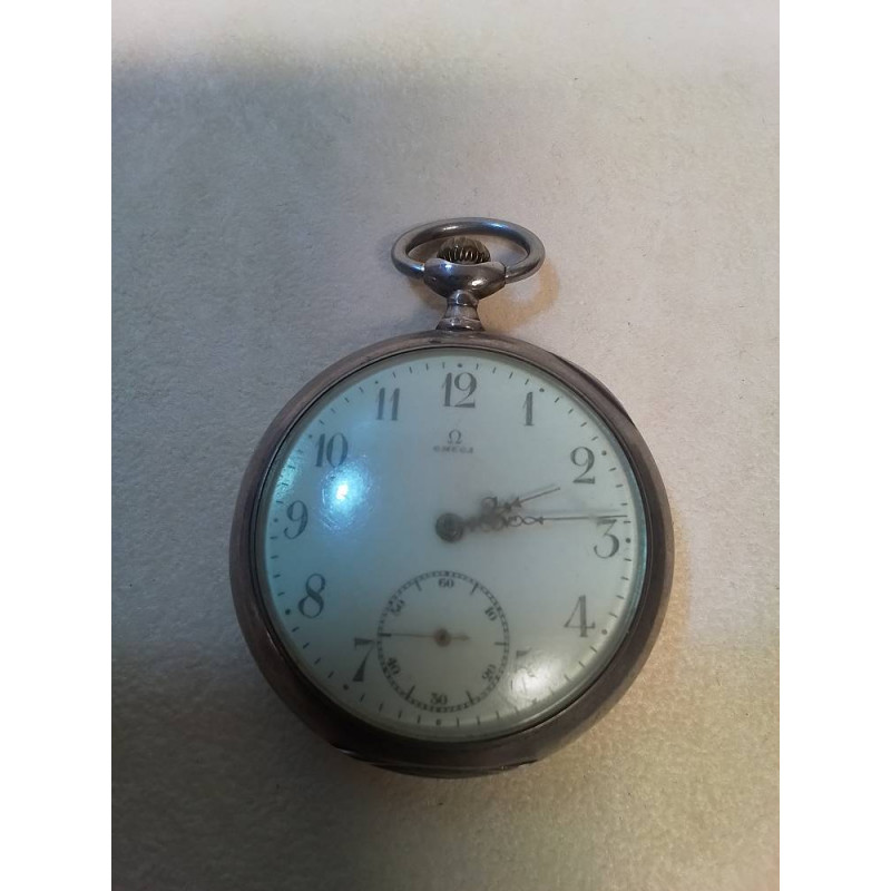 MONTRE A GOUSSET OMEGA ARGENT