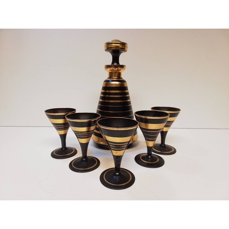 SERVICE A LIQUEUR ART DECO 