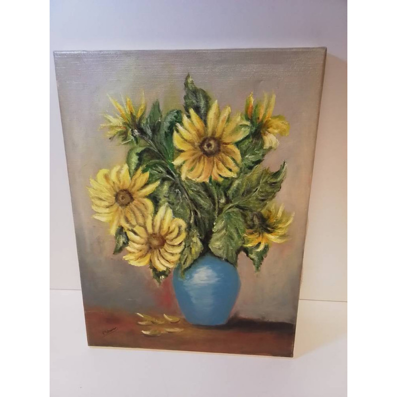 HUILE SUR TOILE SIGNÉE SCHROEDER