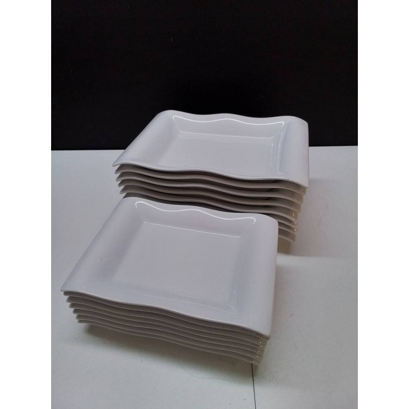 LOT VAISSELLE CÉRAMIQUE BLANCHE 