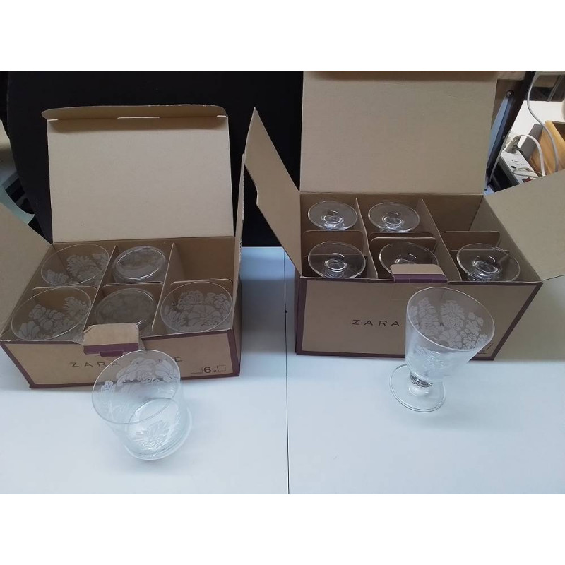LOT VERRES ZARA HOME 