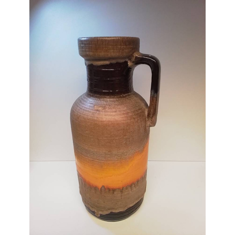 VASE ALLEMAND TON ORANGE 