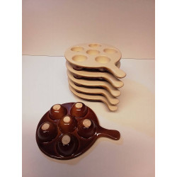 LOT ASSIETTES A ESCARGOT 