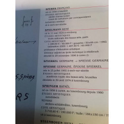 NATURE MORTE SIGNÉE SPIESSE GERMAINE 