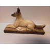 CHIEN CÉRAMIQUE ART DECO L.FRANCOIS 