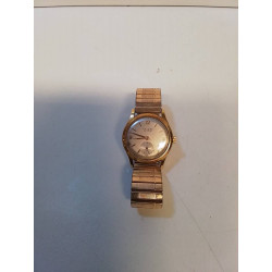 MONTRE MÉCANIQUE PLAQUE OR 