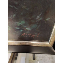 HUILE SUR TOILE RÉALISTE SIGNÉE 