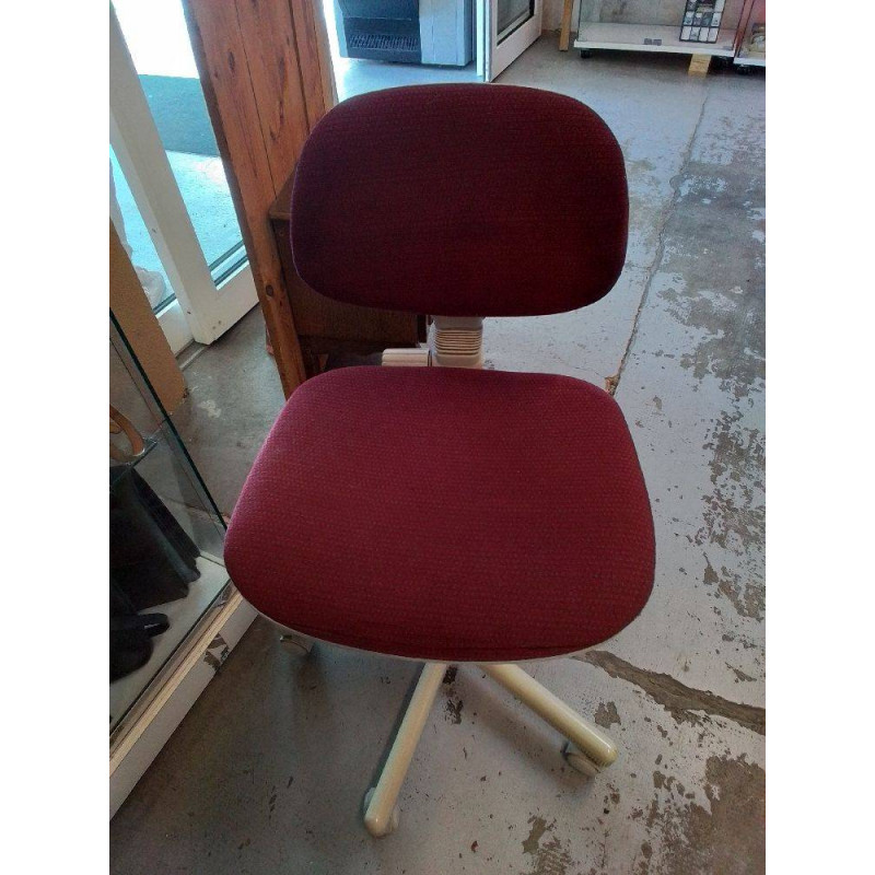 CHAISE DE BUREAU GRENAT 