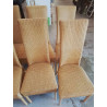 LOT DE 4 CHAISES LLOYD LOOM 