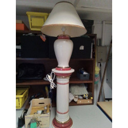 LAMPE + COLONNE CÉRAMIQUE 