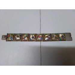 BRACELET NACRE PEINT A LA...