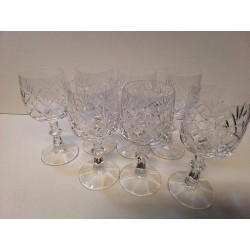 LOT DE VERRES EN CRISTAL 