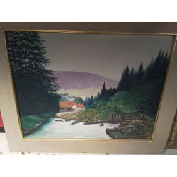 HUILE SUR TOILE SIGNÉE...