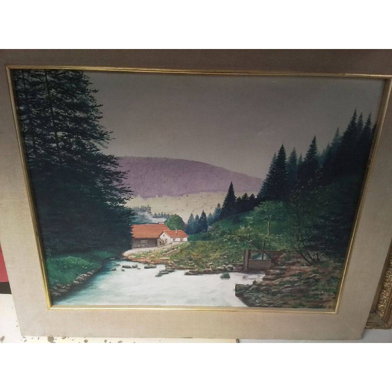 HUILE SUR TOILE SIGNÉE GROSJEAN 