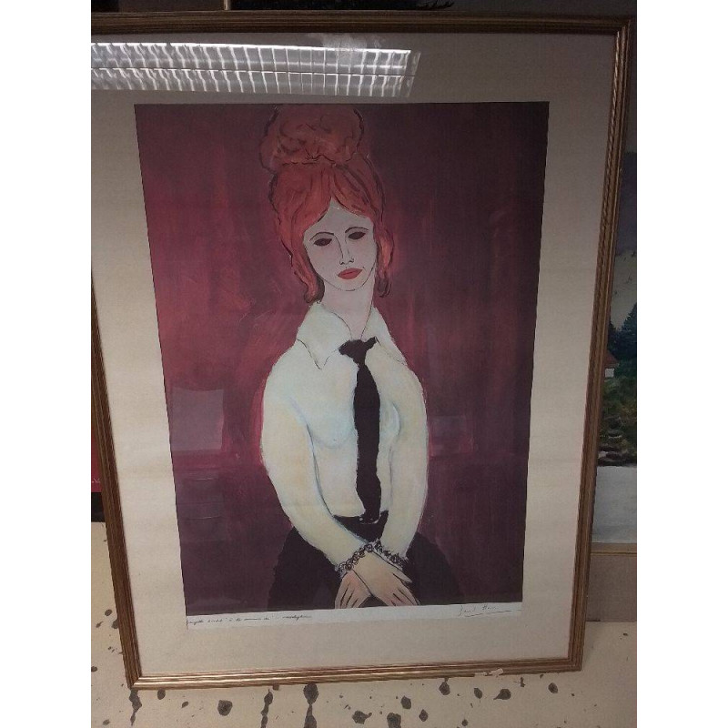 LITHOGRAPHIE DE BRIGITTE BARDOT DAVID STEIN