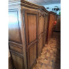 ARMOIRE 3 PORTES CHENE FONCÉ 