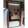 MIROIR VINTAGE EN TECK 