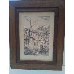 CRAYON EGLISE ST QUIRIN...