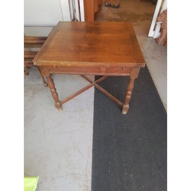 TABLE SALLE A MANGER CARRE EN BOIS