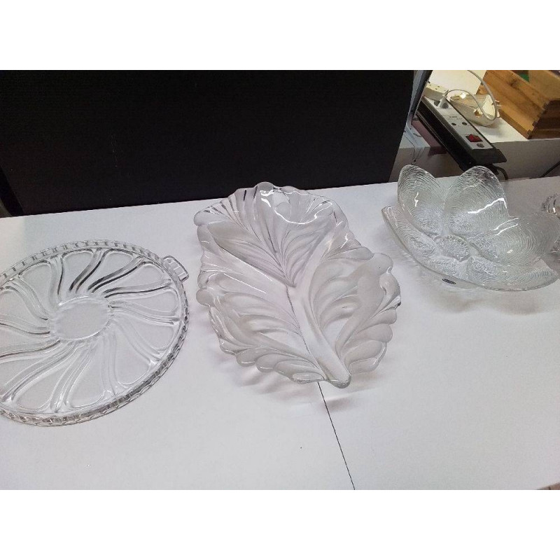 PLAT EN VERRE DIVERS 