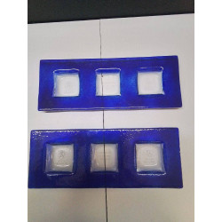 ASSIETTE RECTANGULAIRE BLEU...