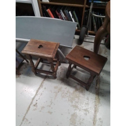 TABOURET BOIS ANCIEN