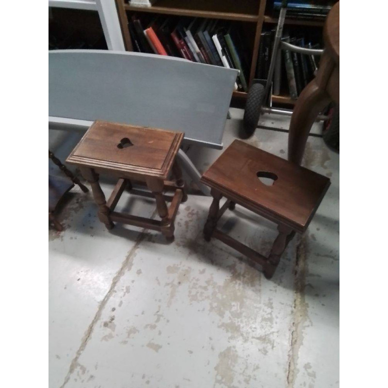 TABOURET BOIS ANCIEN
