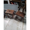 TABOURET BOIS ANCIEN