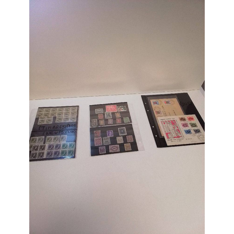 LOT DE TIMBRES LA PIECE 