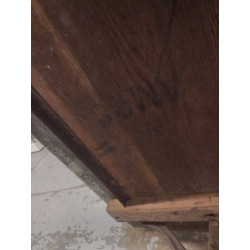 TABLE DE BISTROT AMOS MARBRE ET FONTE 