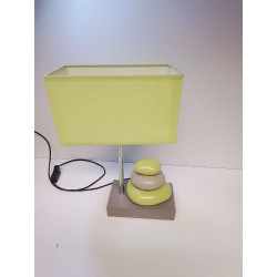 LAMPE VERTE ET GRISE MODERNE 