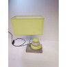 LAMPE VERTE ET GRISE MODERNE 