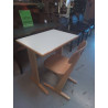 BUREAU ÉCOLIER + CHAISE