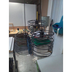 SUSPENSION METAL 3 FEUX 