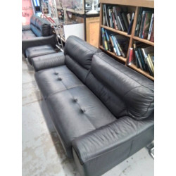 CANAPE CUIR 3 PLACES 