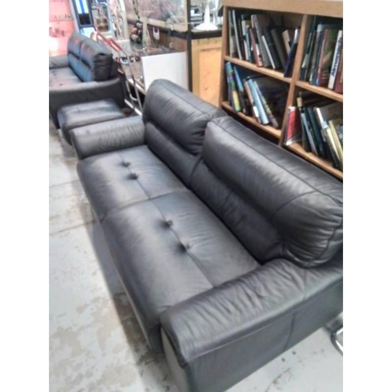 CANAPE CUIR 3 PLACES 