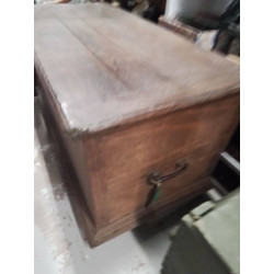 COFFRE CHÊNE MASSIF LUXEMBOURG XVIII E