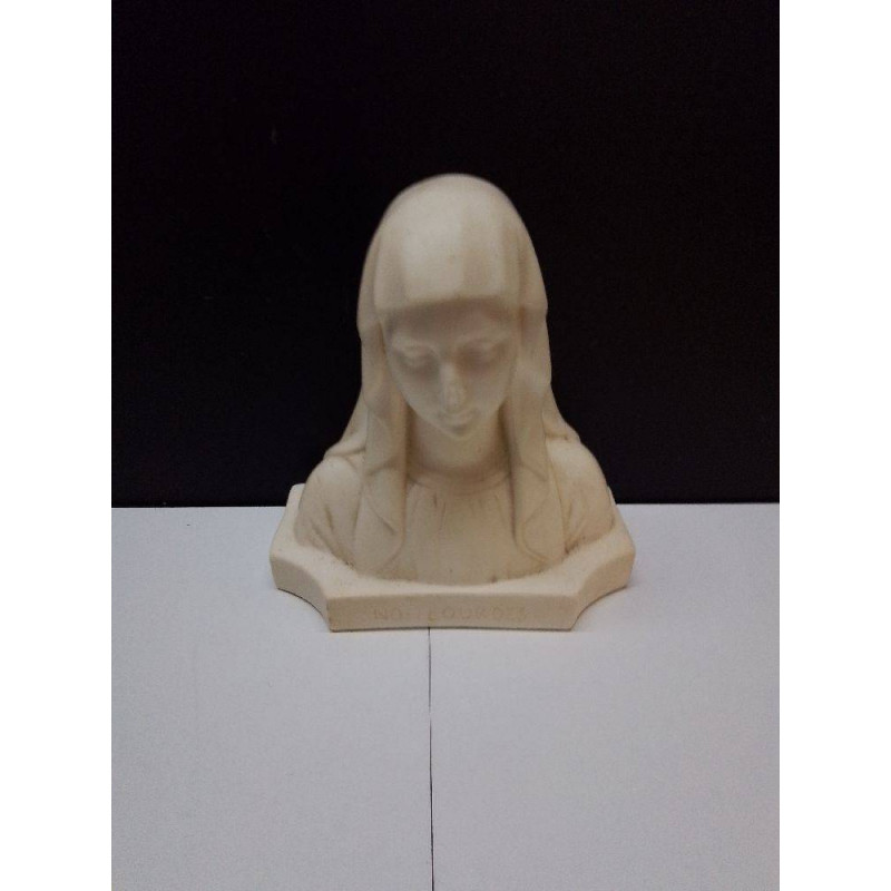 SCULPTURE ND. LOURDES CH. MAILLARD MARBRE