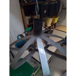 LUSTRE EN ALUMINIUM 