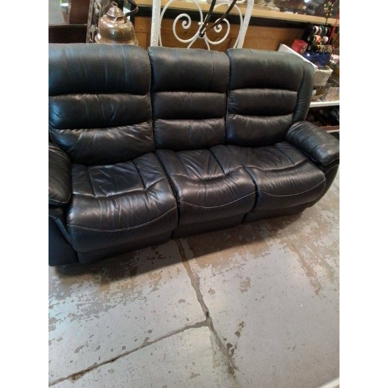 CANAPE CUIR 3 PLACES RELAX