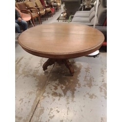 TABLE OVALE BOIS ANCIENNE...